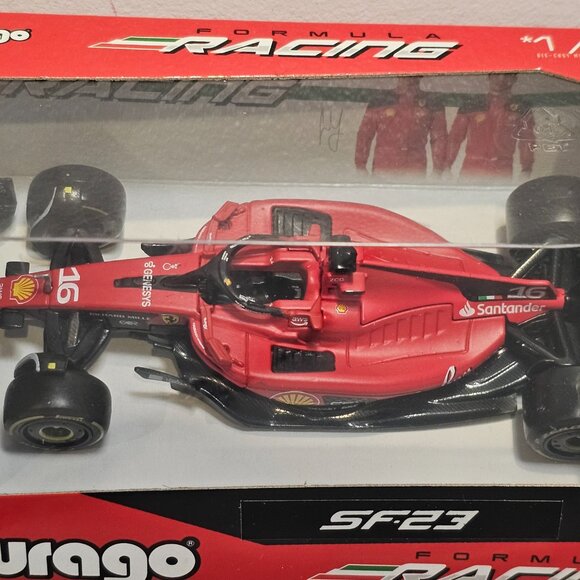 Bburago Formula Racing 1:43 2023 Ferrari SF-23 #16 Diecast Car - Picture 4 of 6